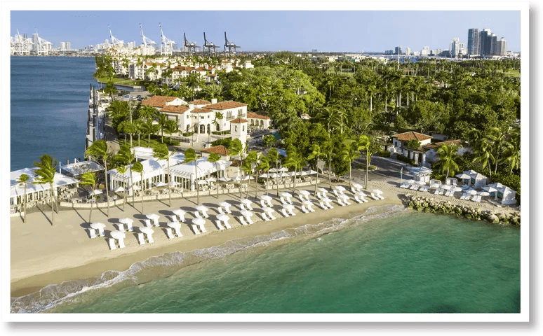 Fisher Island club , a destination for your wedding in miami