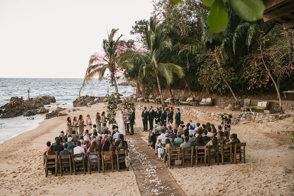 A private island wedding