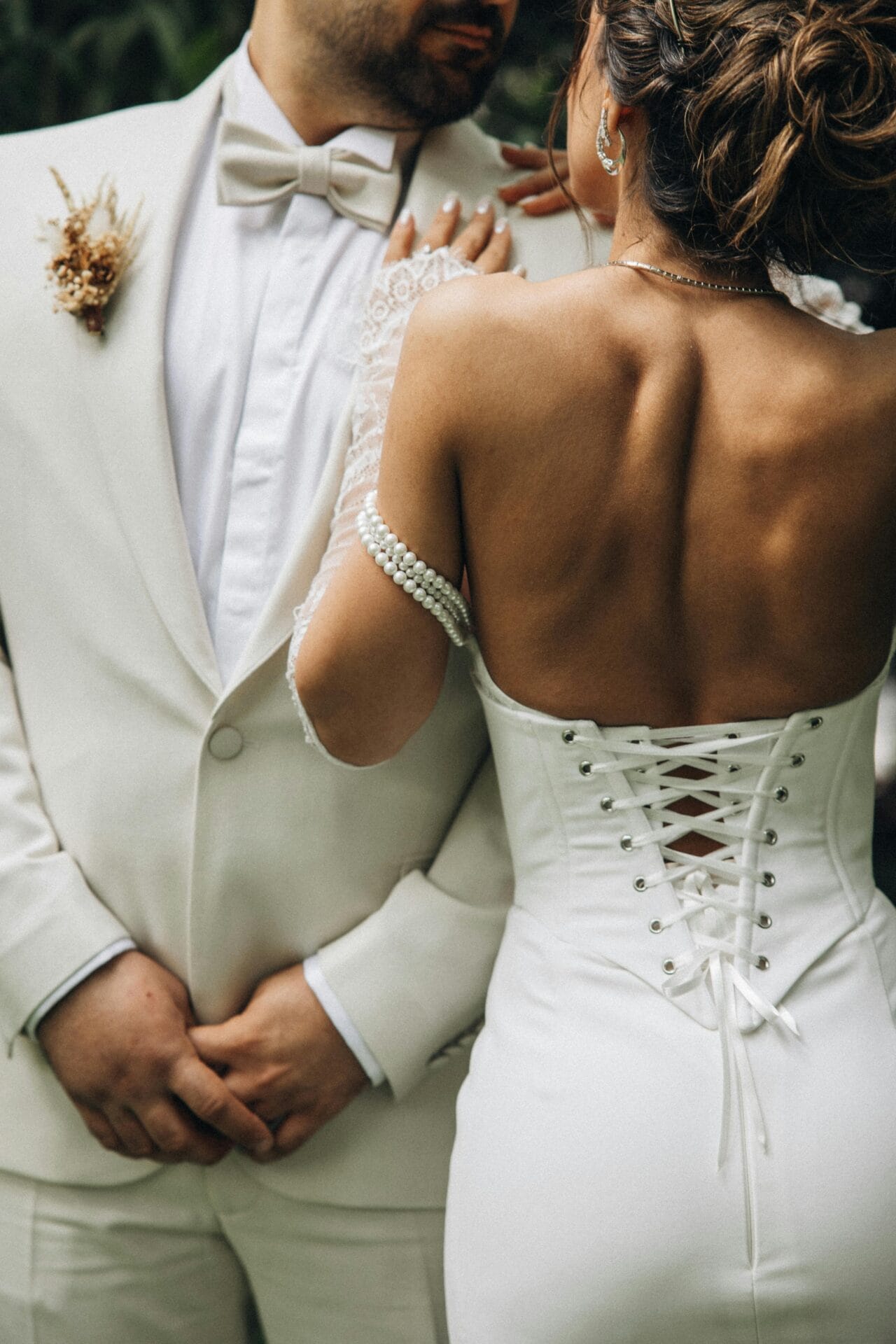 Matching Bride and Groom Outfits