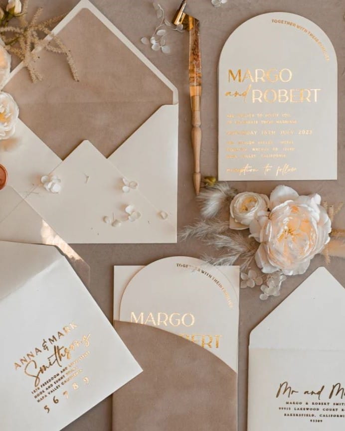 luxury wedding invitations
